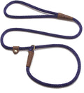 Mendota Pet Slip Leash - Dog Lead and Collar Combo - Made in The USA - Purple, 3/8 in x 4 ft - for Small/Medium Breeds