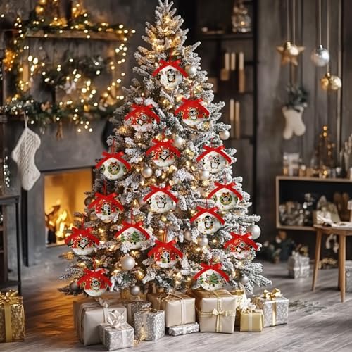 Penguin Christmas Decorations - Penguin Christmas Ornaments Hanging Balls Animal Ornament for Christmas Tree, Cute Decorations Ball 2.36 Inch for Xmas Tree Party Home Holiday，Xmas Gifts Set of 16Pcs - Image 4