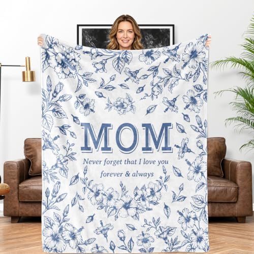 Gifts for Mom Blanket, Mom Gifts for Women Birthday by AISDE