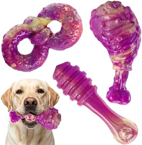 WinTour Tough Dog Chew Toys for Aggressive Chewers, Nylon Durable Dog Toys by WinTourDogToys