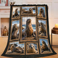 Sea Lion Blanket, Marine Animal Throw Gift for Girls Boys 60"X50" by Unknown