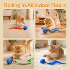 Interactive Cat Toys with Bird Sounds & 3 Speed Modes for Indoor Cats Play - Image 5