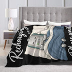 Sleepy Power Bank Blanket Throw Gift for Girls Women 60"X50" - Image 6