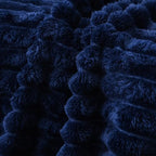 Navy Blue Fleece Throw Blanket 50”×60” for Couch Sofa Livingroom - Image 5