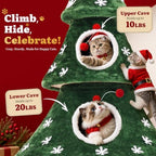 YITAHOME 58.2in Christmas Cat Tree with Cat Tunnel - Image 6