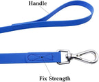 Waterproof Dog Training Leash 50FT 30FT 15FT 10FT 5FT Heavy Duty Recall Long Lead for Large Medium Small Dogs (50FT, Blue)