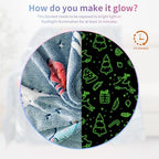Christmas Blanket for Boys, Christmas Glow in The Dark Blanket for Kids/Toddler/Baby, Soft Fleece Blankets and Throw, Birthday 50"x 60" - Image 3