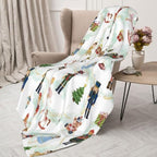 Nutcracker Fuzzy Throw Blanket for Women Men Girls Boys Soft Cozy Fleece Blankets for Bedroom Living Rooms Sofa Couch 80"x60" - Image 5