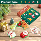 Retro Shaw Catnip Cat Toys Christmas, Cute Santa Claus Xmas Trees Snowman - Image 4