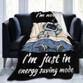 Sleepy Robot Blanket Throw Gift for Girls Women 60"X50" by Unknown