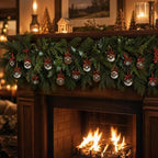 Western Christmas Ornaments - Western Christmas Decor Ball Ornaments Tree Decorations Hanging Balls 2.36 Inch for Xmas Tree Party Home Holiday，Xmas Gifts Set of 16Pcs - Image 3