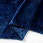 Classic Blue Fleece Plush Throw Blanket 60"x80"for Couch Fuzzy Cozy Flannel - Image 3