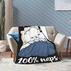 Sleepy Cloud Blanket Throw Gift for Girls Women 50"X40" - Image 2