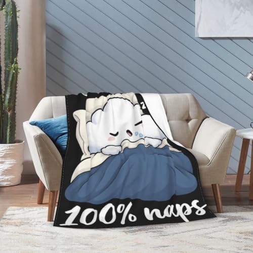 Sleepy Cloud Blanket Throw Gift for Girls Women 50"X40" - Image 2
