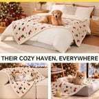 Luciphia Waterproof Dog Blanket, Reversible Sherpa Fleece for Couch Cover - Image 4