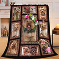 Yorkshire Terrier Blanket for Girls Women Boys Men Adults Kids Soft Cozy Fleece Yorkie Dog Throw Blankets Gifts Warm Flannel Plush Stuff Lightweight Decorative for Couch Bed Sofa 60"X50" by Unknown