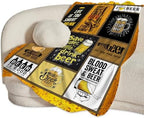 Beer Blanket Wheat Beer Throw Blankets Stuff Cozy Flannel Fleece Soft Plush Fuzzy Warm Lightweight Bedding Gifts for Women Girls Kids 80"X60" - Image 4