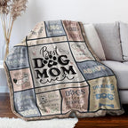 Christmas Dog Mom Gifts for Women - Best Mom Ever Blanket for Pet Lovers - Image 5
