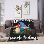 Sleepy Gnome Blanket Throw Gift for Girls Women 50"X40" - Image 3