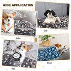 Rezutan Dog Blanket for Medium Dogs 3 Pack Premium Soft Puppy & Cat - Image 5