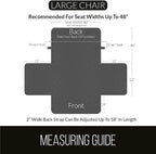 Sofa Shield® Couch Armchair Covers for Dogs, Reversible Furniture Protector with Strap, Stain and Tear Resistant Cushion Cover, 48 inch Seat, Machine Washable Slipcover Pets, Cats, Chocolate Beige