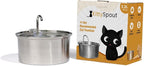 KittySpout Cat Water Fountain Filters for 108oz/3.2L… (4 Month Supply: 8 Filters & 8 Sponges)
