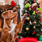 Christmas Dog Plush Toys- Squeaky Toy Dinosaur with Crinkle Paper- Interactive Funny Toys to Keep Your Dogs Engaged for Hours for Small and Medium Breeds - Image 5