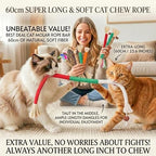Cat Toys 12PCS Mix Catnip Chew Rope Silvervine Stick for Indoor Cat - Image 5