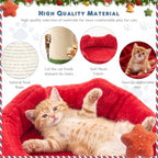 DUMOS 54 Inch Cat Tree Tower with Scratching Posts - Image 5