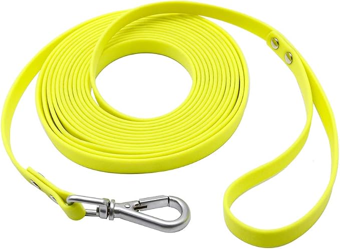 Waterproof Long Dog Leash Recall Training Lead 5 10 16 30 50 Foot for Large Medium Small Dogs Outdoor Training Walking Playing and Camping
