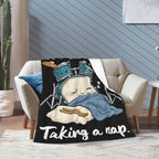 Sleepy Drum Kit Blanket Throw Gift for Girls Women 60"X50" - Image 2
