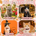 30Pcs Holiday Cat Collars Breakaway Halloween Cat Collars with Bell - Image 6