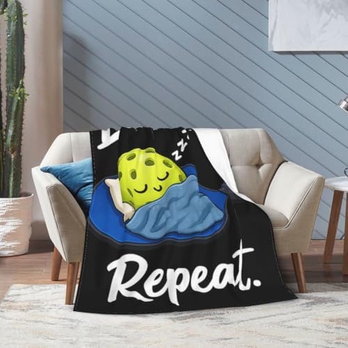 Sleepy Pickleball Blanket Throw Gift for Girls Women 60"X50" - Image 2
