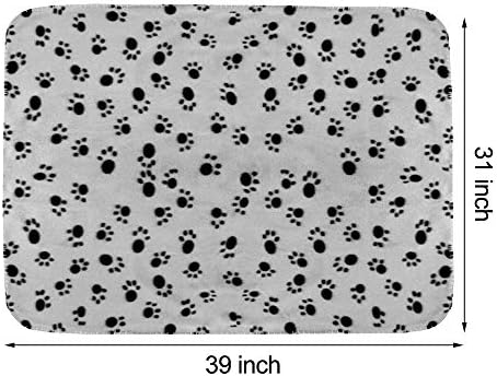 Comsmart Dog Blankets, 6 Pack Fleece Pet Blankets, 39x31 inches, Grey - Image 5