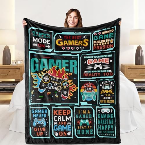 Gamer Blanket for Boys Men, 50x60 Inches by IMUKU