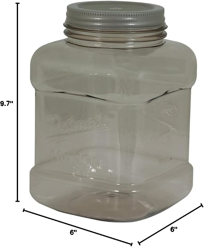 PETMATE MASON TREAT JAR 150OZ, Made in USA