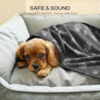 LINENLUX Fleece Dog Blankets 6-Pack, Soft Stretchy for Small Medium Puppy - Image 4
