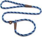 Mendota Pet Slip Leash - Dog Lead and Collar Combo - Made in The USA - Sapphire, 3/8 in x 6 ft - for Small/Medium Breeds