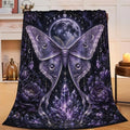 Luna Moth Blanket, Mystical Moth Throw Gift for Girls Women 60"X50" by Unknown