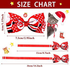 Sadnyy 50 Pcs Christmas Dog Bow Ties Neckties Adjustable Collar - Image 2