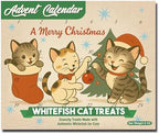 2026 Christmas Cat Advent Calendar | 24 Days - Crunchy Whitefish Cat Treats by BlueWolfCalendarCompany