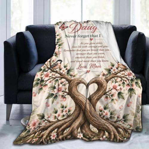 to My Daughter Blanket Inspirational Throw Stuff Gifts 60"x50" by Unknown