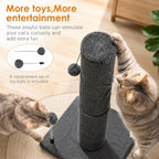 Carpet Cat Scratching Post Heavy Duty for Indoor Large Cats, DGRY - Image 6