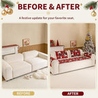 Christmas Couch Cover, Christmas Plush Sofa Cover for Dog Pet 1PC - Image 5