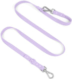 Wisedog Waterproof Dog Leash, Lilac, 6 ft × 3/4 in | Adjustable, 2 Metal Swivel Hooks, Easy to Clean, For Small, Medium, Large breed Dogs
