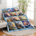 Lighthouse Blanket for Girls Women Boys Men Adults Kids Soft Cozy Fleece Nautical Throw Blankets Gifts Warm Flannel Plush Lightweight Decor for Couch Bed Sofa 60"X50" - Image 3