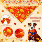 100 Pcs Fall Dog Bandanas Bulk, Small Medium Pet Costume Accessories - Image 4