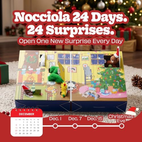 Nocciola Christmas Cat Toys Box Gift- Advent Calendar 2026 24Days Surprise - Image 2