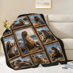 Sea Lion Blanket, Marine Animal Throw Gift for Girls Boys 80"X60" - Image 3