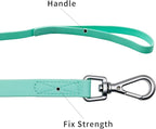 Waterproof Dog Training Leash 50FT 30FT 15FT 10FT 5FT Heavy Duty Recall Long Lead for Large Medium Small Dogs (50FT, Mint Green)